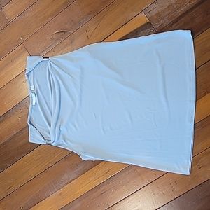 Sleeveless Top with Silver Detail